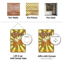 Carica l'immagine nel visualizzatore di Gallery, Dipingere con i Numeri Poster Metallici - Due Boccali di Birra