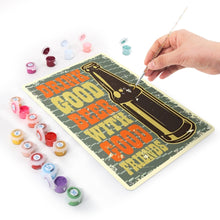 Carica l'immagine nel visualizzatore di Gallery, Dipingere con i Numeri Poster Metallici - Buona Birra con Buoni Amici