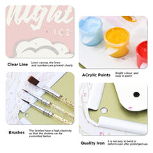 Carica l'immagine nel visualizzatore di Gallery, Dipingere con i Numeri Poster Metallici - Relax: stasera si brinda!