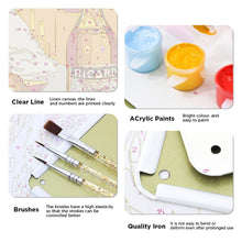 Carica l'immagine nel visualizzatore di Gallery, Dipingere con i Numeri Poster Metallici - Aperitivo Ricardo Grigio