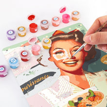 Carica l'immagine nel visualizzatore di Gallery, Dipingere con i Numeri Poster Metallici - Colazione Vintage