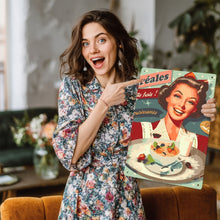 Carica l'immagine nel visualizzatore di Gallery, Dipingere con i Numeri Poster Metallici - Colazione Vintage