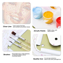 Carica l'immagine nel visualizzatore di Gallery, Dipingere con i Numeri Poster Metallici - Colazione Vintage