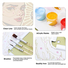 Carica l'immagine nel visualizzatore di Gallery, Dipingere con i Numeri Poster Metallici - Women Power