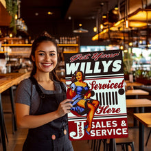 Carica l'immagine nel visualizzatore di Gallery, Dipingere con i Numeri Poster Metallici - Officina Willys