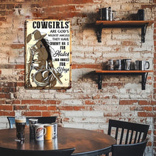 Carica l'immagine nel visualizzatore di Gallery, Dipingere con i Numeri Poster Metallici - Cowgirls