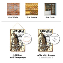 Carica l'immagine nel visualizzatore di Gallery, Dipingere con i Numeri Poster Metallici - Cowgirls