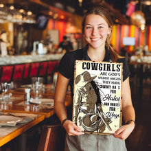 Carica l'immagine nel visualizzatore di Gallery, Dipingere con i Numeri Poster Metallici - Cowgirls