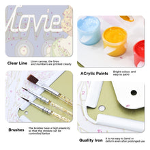 Carica l'immagine nel visualizzatore di Gallery, Dipingere con i Numeri Poster Metallici - Movieland