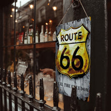 Carica l'immagine nel visualizzatore di Gallery, Dipingere con i Numeri Poster Metallici - Route 66