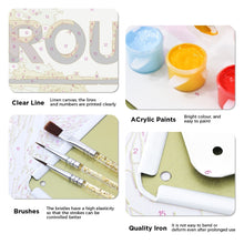 Carica l'immagine nel visualizzatore di Gallery, Dipingere con i Numeri Poster Metallici - Route 66