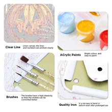 Carica l'immagine nel visualizzatore di Gallery, Dipingere con i Numeri Poster Metallici - L'Ingannatore nella notte di Halloween