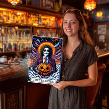 Carica l'immagine nel visualizzatore di Gallery, Dipingere con i Numeri Poster Metallici - L'Ingannatore e la Zucca