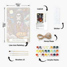 Carica l'immagine nel visualizzatore di Gallery, Dipingere con i Numeri Poster Metallici - L'Arcano dell'Ingannatore