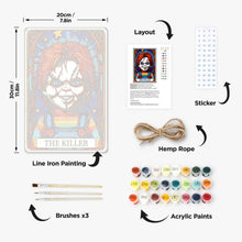 Carica l'immagine nel visualizzatore di Gallery, Dipingere con i Numeri Poster Metallici - La Bambola Killer