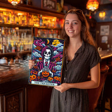 Carica l'immagine nel visualizzatore di Gallery, Dipingere con i Numeri Poster Metallici - L'Ingannatore nel Giardino della Notte