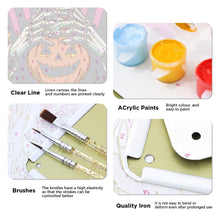 Carica l'immagine nel visualizzatore di Gallery, Dipingere con i Numeri Poster Metallici - L'Ingannatore nel Giardino della Notte