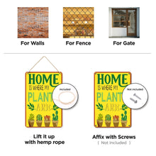 Carica l'immagine nel visualizzatore di Gallery, Dipingere con i Numeri Poster Metallici - Casa è Dove Sono le Mie Piante