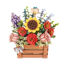 Carica l&#39;immagine nel visualizzatore di Gallery, Puzzle 3D - Scatola di Fiori in Legno