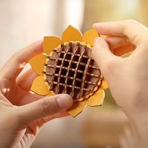 Puzzle 3D - Scatola di Fiori in Legno