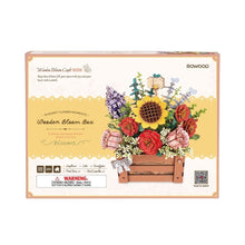 Carica l&#39;immagine nel visualizzatore di Gallery, Puzzle 3D - Scatola di Fiori in Legno