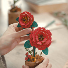 Carica l&#39;immagine nel visualizzatore di Gallery, Puzzle 3D - Camelie rosse