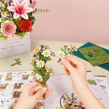 Carica l&#39;immagine nel visualizzatore di Gallery, Puzzle 3D - Cesto di Fiori in Legno