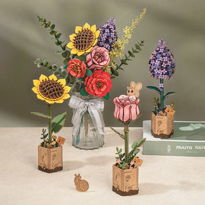Puzzle 3D - Rosa