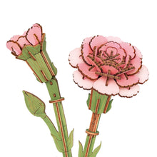 Carica l&#39;immagine nel visualizzatore di Gallery, Puzzle 3D - Garofani Rosa