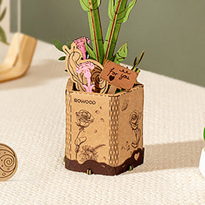 Puzzle 3D - Garofani Rosa