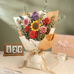 Puzzle 3D - Garofani Rosa