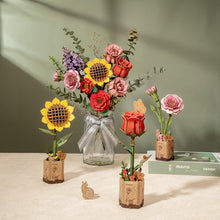 Carica l&#39;immagine nel visualizzatore di Gallery, Puzzle 3D - Garofani Rosa