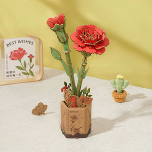 Puzzle 3D - Garofano Rosso