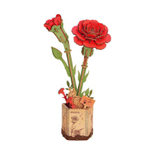 Carica l&#39;immagine nel visualizzatore di Gallery, Puzzle 3D - Garofano Rosso