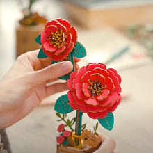 Carica l&#39;immagine nel visualizzatore di Gallery, Puzzle 3D - Garofano Rosso