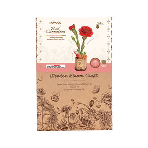 Puzzle 3D - Garofano Rosso