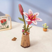 Carica l&#39;immagine nel visualizzatore di Gallery, Puzzle 3D - Giglio Rosa