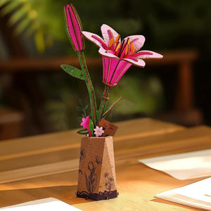 Puzzle 3D - Giglio Rosa