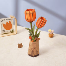Carica l&#39;immagine nel visualizzatore di Gallery, Puzzle 3D - Tulipano Arancione