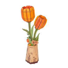 Carica l&#39;immagine nel visualizzatore di Gallery, Puzzle 3D - Tulipano Arancione