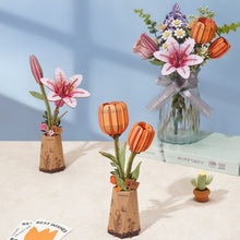 Carica l&#39;immagine nel visualizzatore di Gallery, Puzzle 3D - Tulipano Arancione