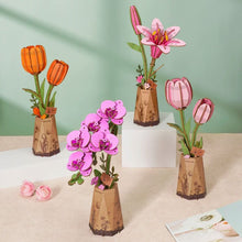 Carica l&#39;immagine nel visualizzatore di Gallery, Puzzle 3D - Tulipano Rosa