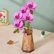 Carica l&#39;immagine nel visualizzatore di Gallery, Puzzle 3D - Orchidea Viola
