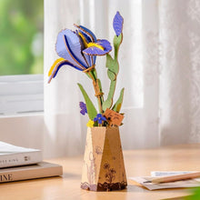 Carica l'immagine nel visualizzatore di Gallery, Puzzle 3D - Iris viola Figured'Art