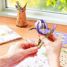 Carica l'immagine nel visualizzatore di Gallery, Puzzle 3D - Iris viola