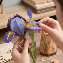 Carica l'immagine nel visualizzatore di Gallery, Puzzle 3D - Iris viola