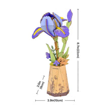 Carica l'immagine nel visualizzatore di Gallery, Puzzle 3D - Iris viola