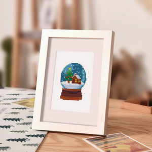 Mini Set Diamond Painting 15x20cm (2 pezzi) - Smoothie d'Estate e Palla di Neve d'Inverno