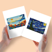 Carica l&#39;immagine nel visualizzatore di Gallery, Mini Diamond Painting 15x20cm (2 pezzi) - Farfalla e Rosa