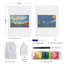 Carica l&#39;immagine nel visualizzatore di Gallery, Mini Set Diamond Painting 15x20cm (2 pezzi) - Paesaggi